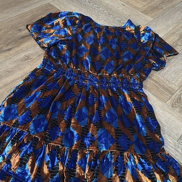 NWT Anthropologie Somerset Dress Velvet - Picture 9 of 9